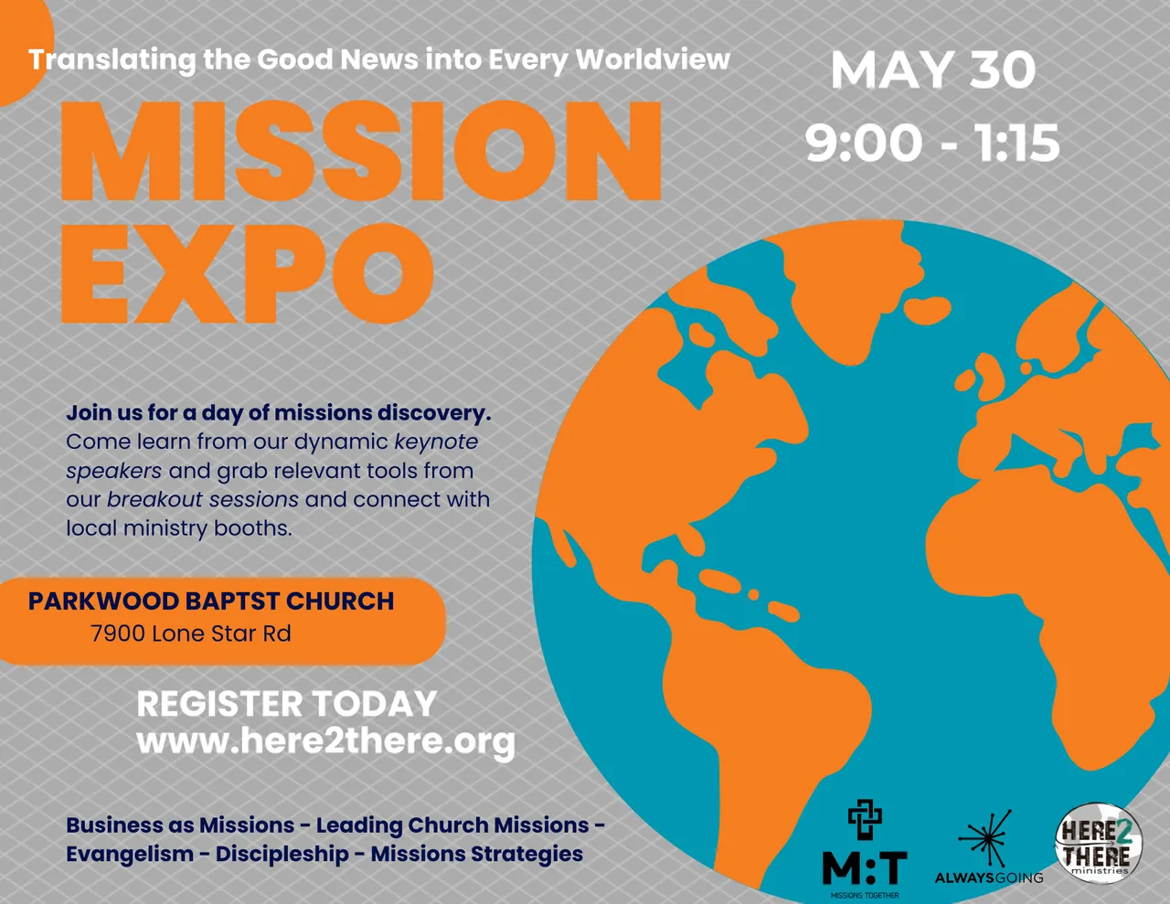 Churches gathered at a past M:T JAX event